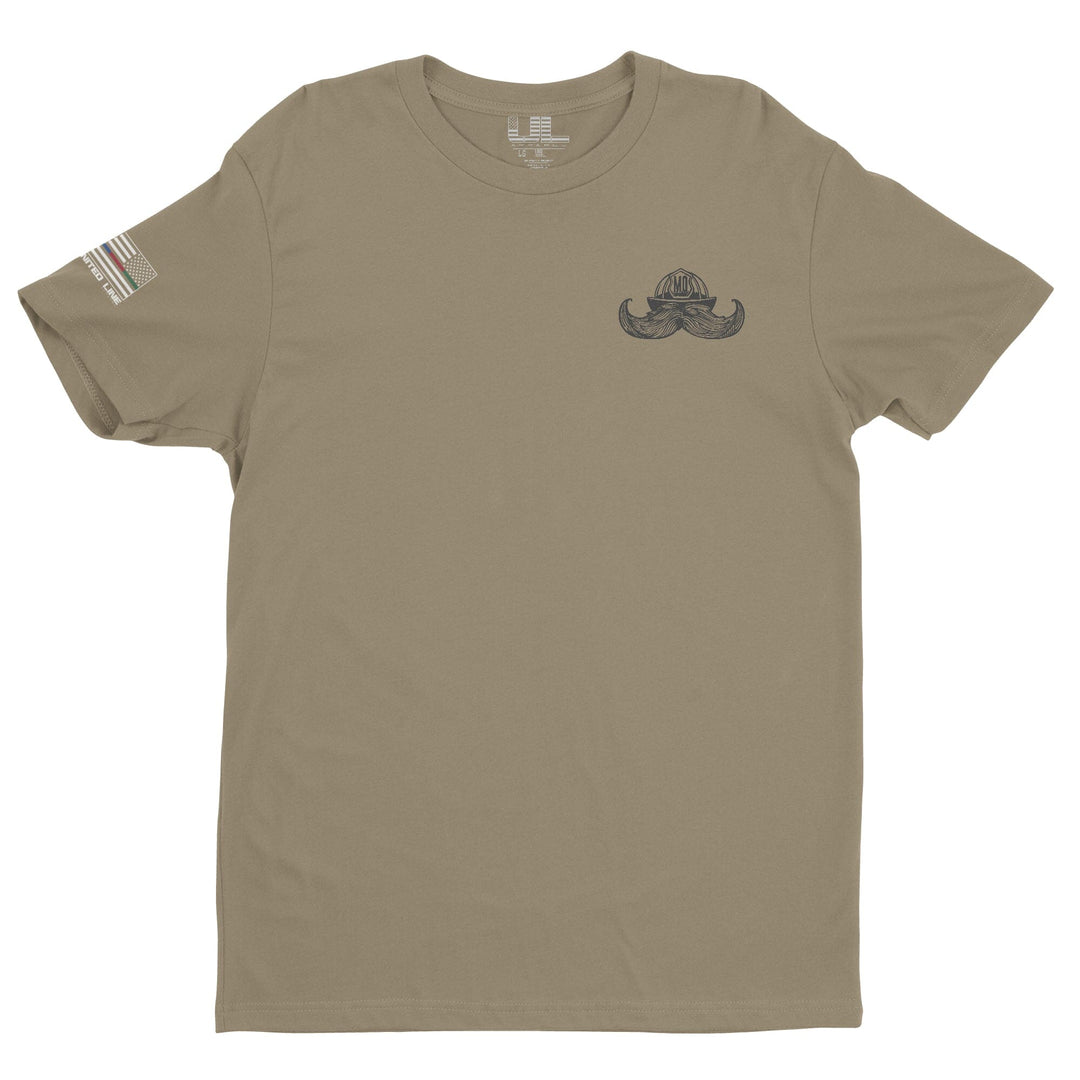 Unisex Movember Madness Graphic Tee Red Mustache
