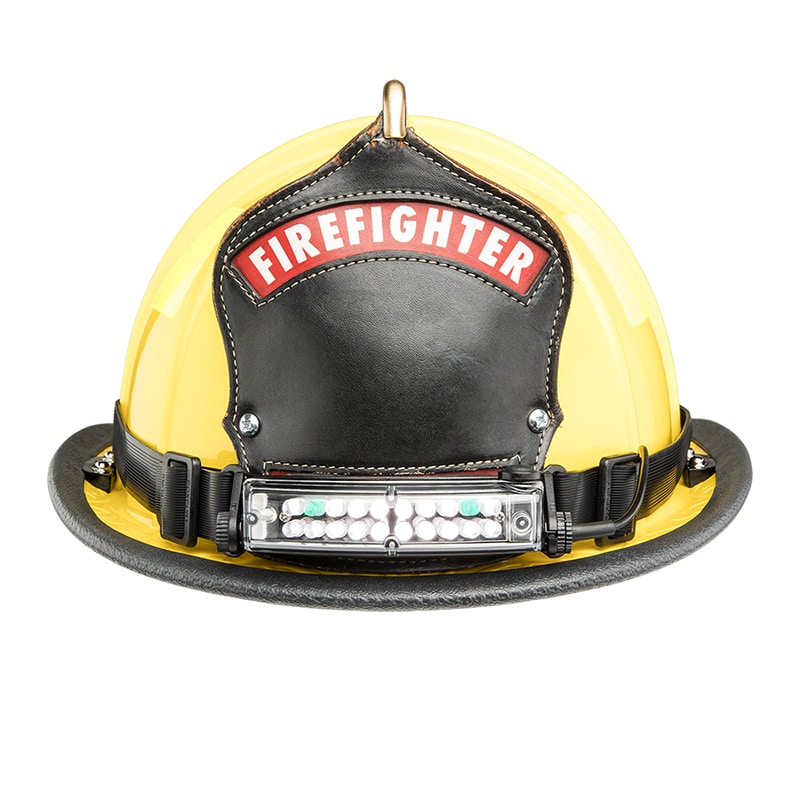 FoxFury Command+ Tilt White & Green LED Fire Helmet Light, 100 Lumens