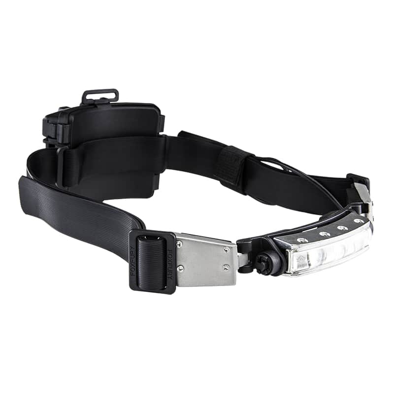 FoxFury Discover Tilt White LED Headlamp / Helmet Light, 200 Lumens