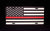 IdentiFire™ Thin Red or Blue Line License Plate