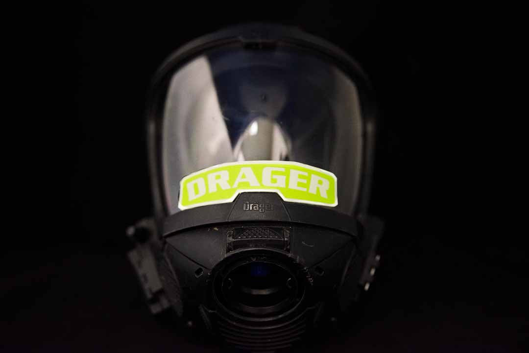 IdentiFire™ Dräger SCBA Facepiece Nameplate