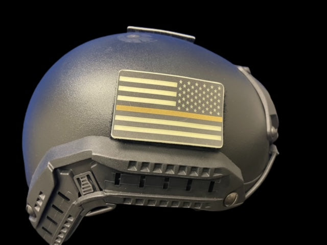 Subdued American Flag PVC Patches