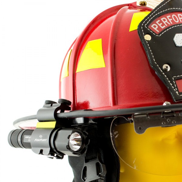 FoxFury SideSlide C-Clamp Side Mounted Fire Helmet Light