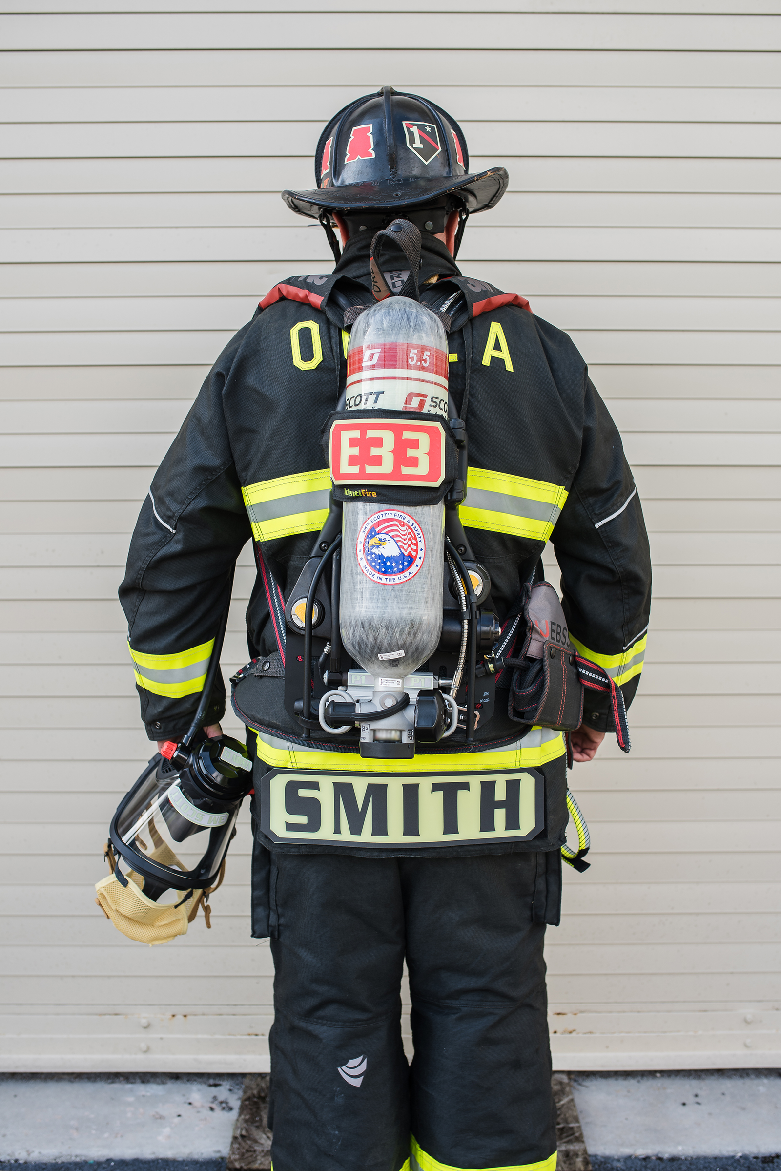 IdentiFire™ Bunker Coat Drop Down Name Tag