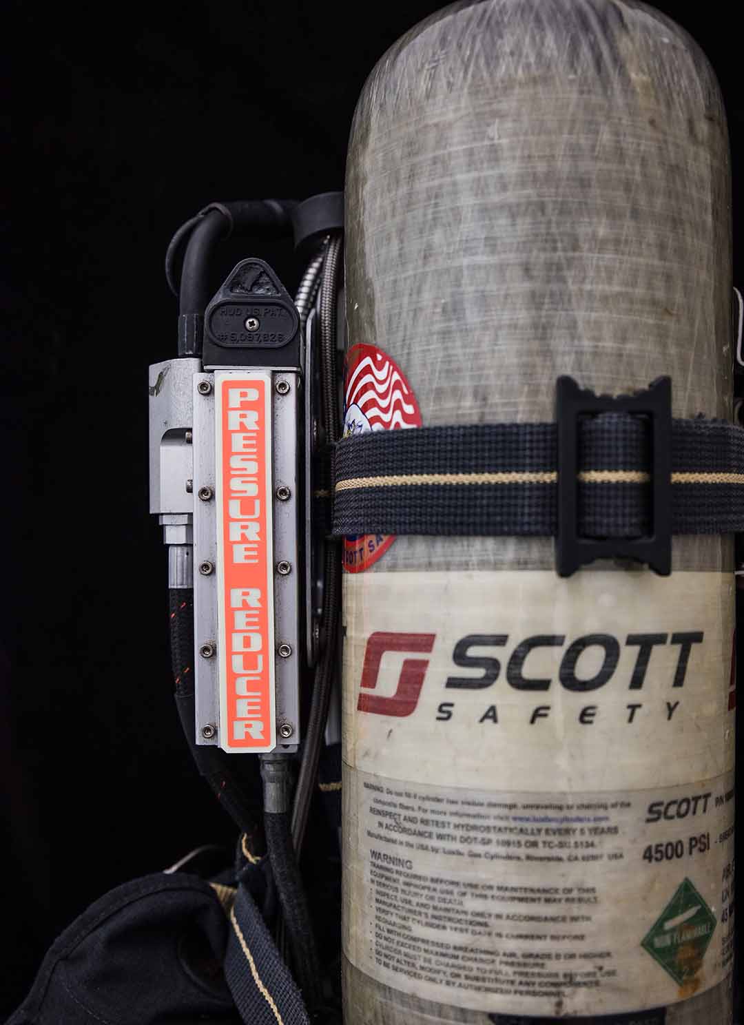 IdentiFire™ Pressure Reducer Decal for 3M™ Scott™ Air-Pak™ SCBA