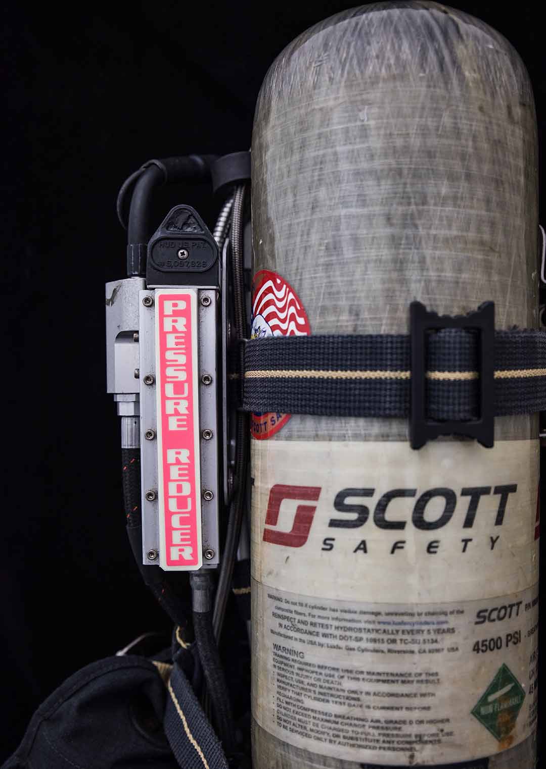IdentiFire™ Pressure Reducer Decal for 3M™ Scott™ Air-Pak™ SCBA