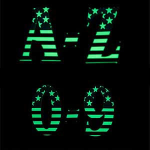 IdentiFire™  American Flag Numbers / Letters 3" tall