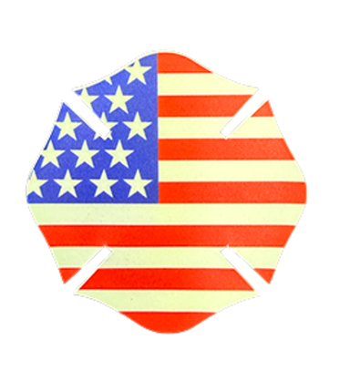 Printed Red, White, and Blue Maltese