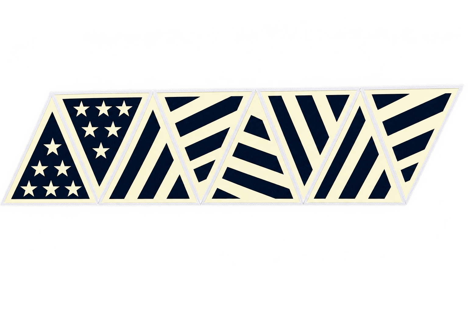 IdentiFire™ American Flag (Crown of Helmet) Decals
