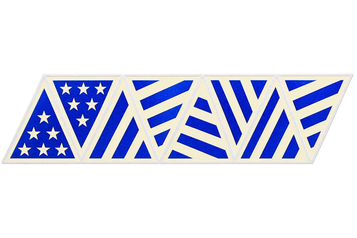 IdentiFire™ American Flag (Crown of Helmet) Decals
