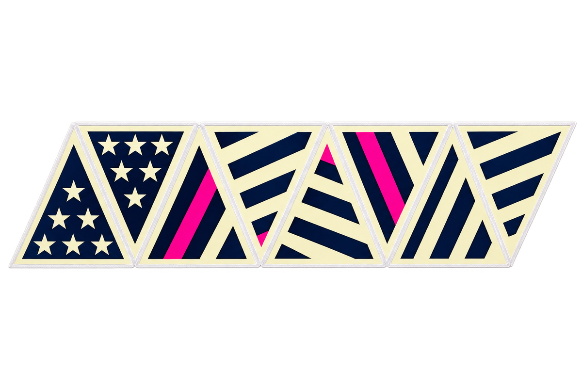 IdentiFire™ American Flag (Crown of Helmet) Decals