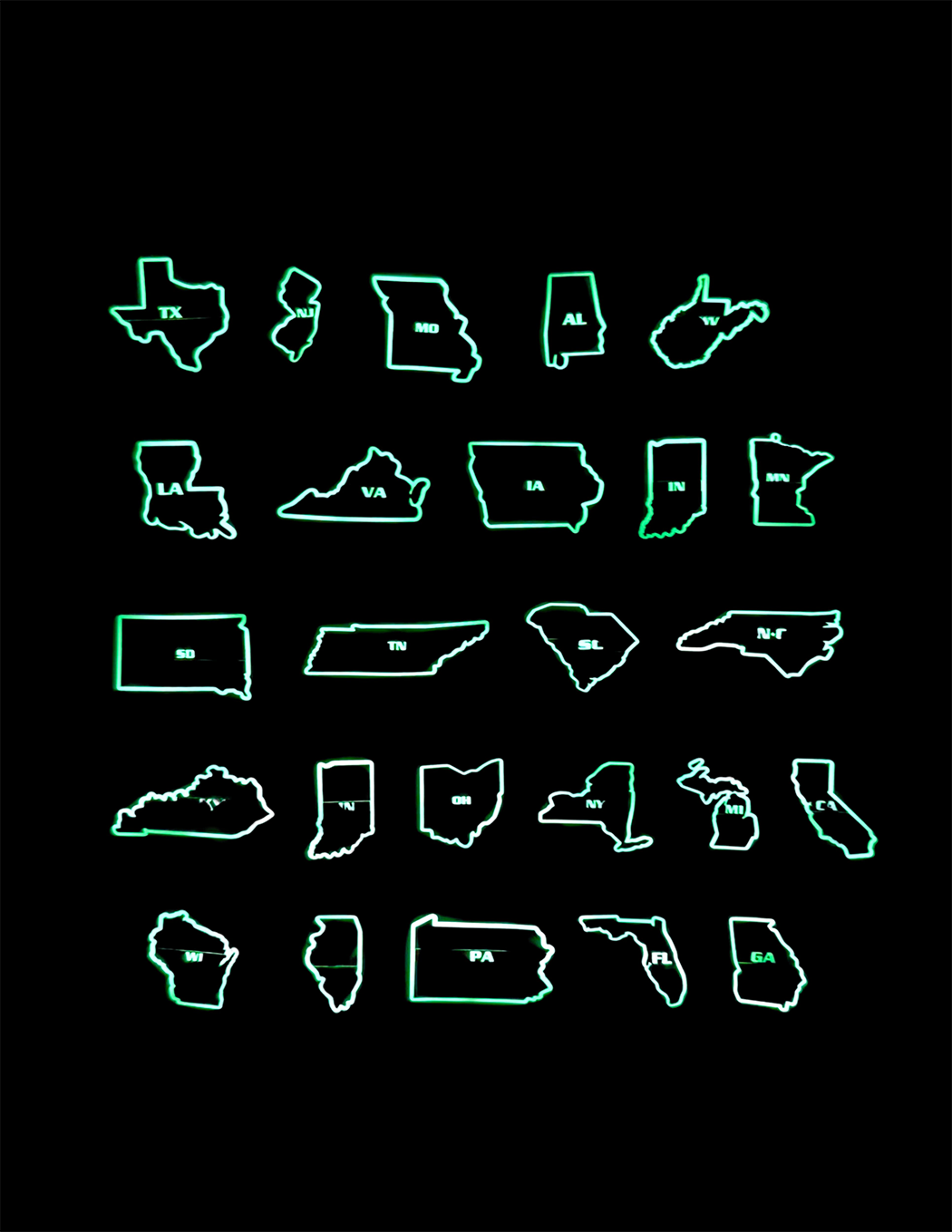 IdentiFire™ Thin Red Line US States