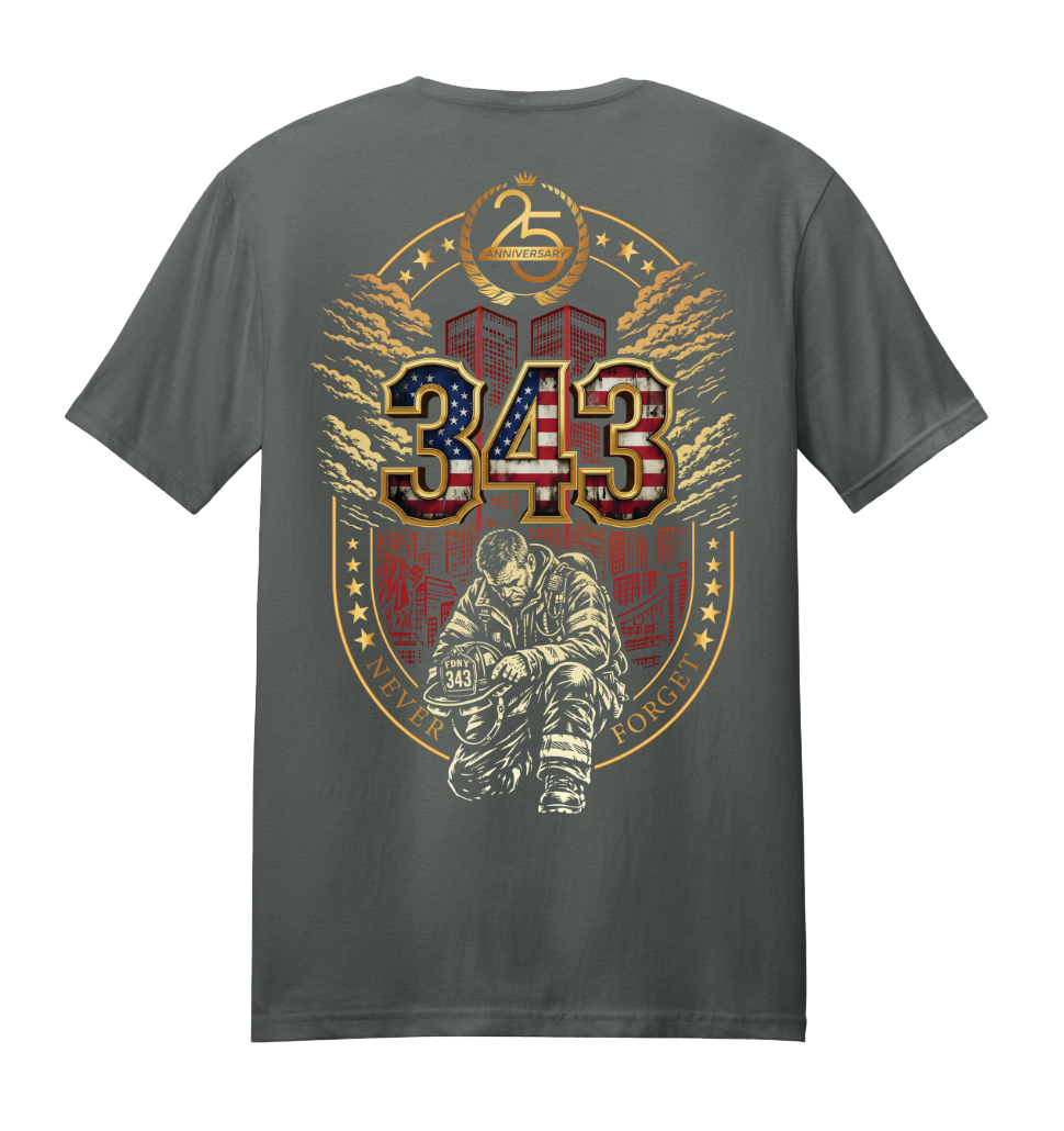 IdentiFire™ 25th Anniversary 9/11 t-shirt