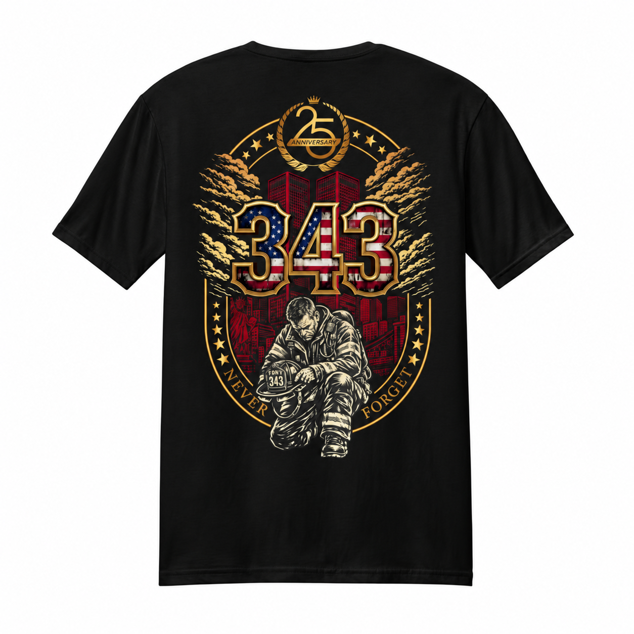 IdentiFire™ 25th Anniversary 9/11 t-shirt