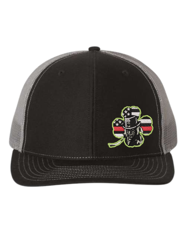 Leprechaun Clover Hat -Curved Bill 6 Panel