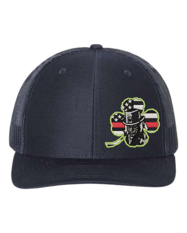 Leprechaun Clover Hat -Curved Bill 6 Panel