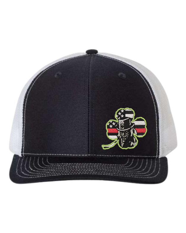 Leprechaun Clover Hat -Curved Bill 6 Panel