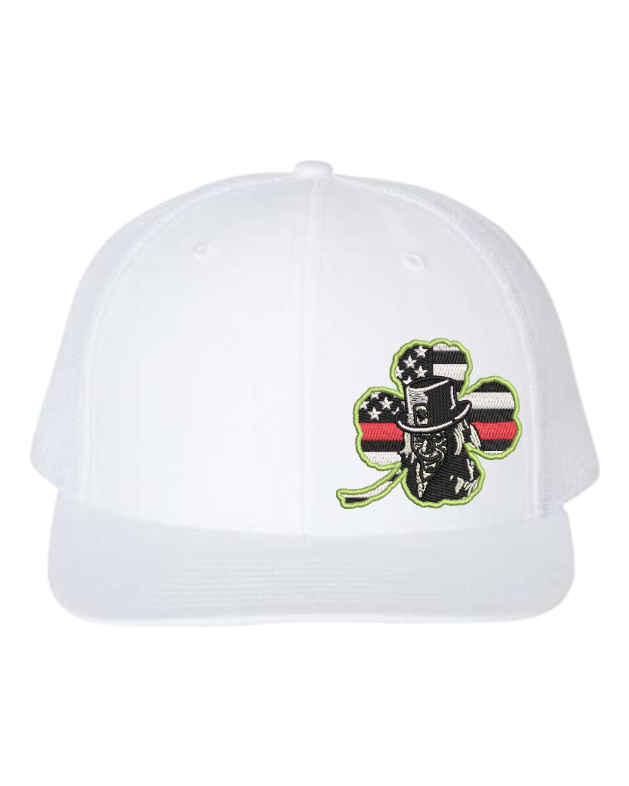 Leprechaun Clover Hat -Curved Bill 6 Panel