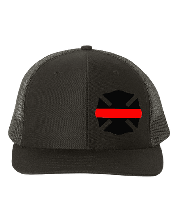Thin Red Line Maltese -Curved Bill 6 Panel