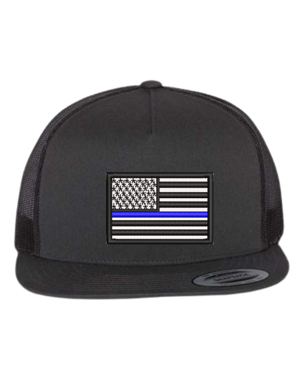 Thin Line Hat - Flat bill 5 Panel