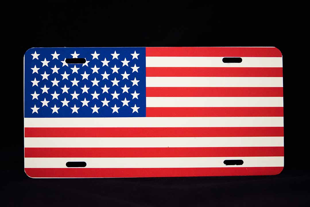 IdentiFire™ Thin Red or Blue Line License Plate