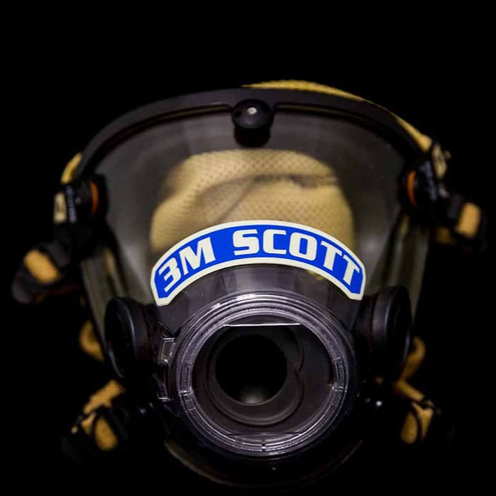 Colored Reflective IdentiFire™ Facepiece Nameplate for 3M™ Scott™ AV-3000 HT Facepiece