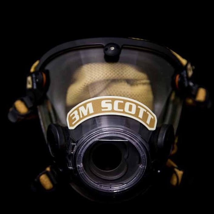 Colored Reflective IdentiFire™ Facepiece Nameplate for 3M™ Scott™ AV-3000 HT Facepiece