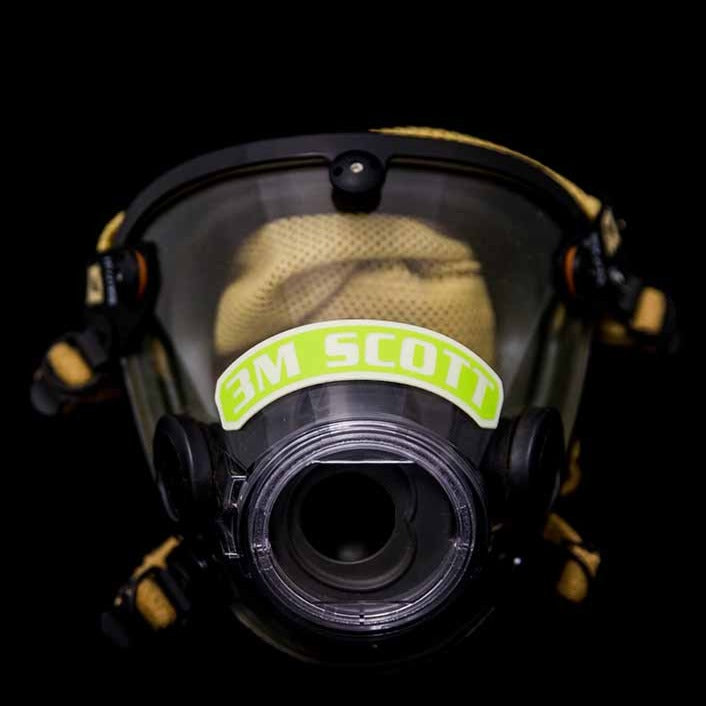 Colored Reflective IdentiFire™ Facepiece Nameplate for 3M™ Scott™ AV-3000 HT Facepiece