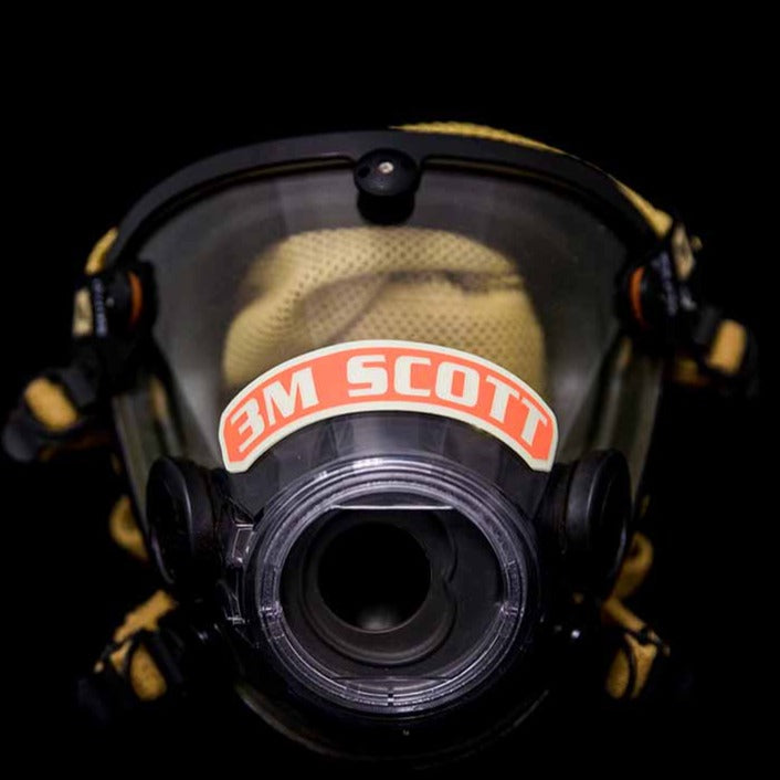Colored Reflective IdentiFire™ Facepiece Nameplate for 3M™ Scott™ AV-3000 HT Facepiece