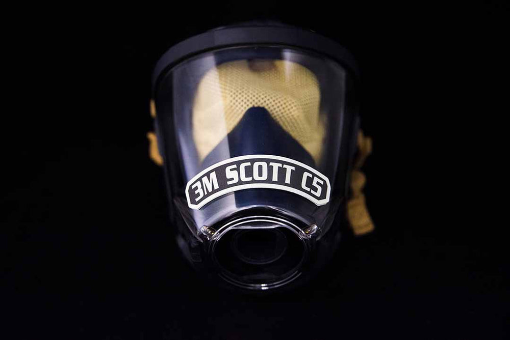 Colored Reflective IdentiFire™ Facepiece Nameplate for 3M™ Scott™ Visi