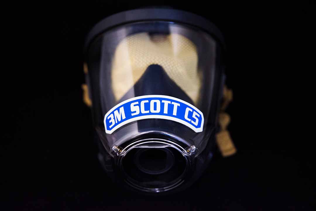 Colored Reflective IdentiFire™ Facepiece Nameplate for 3M™ Scott™ Vision C5 Facepiece
