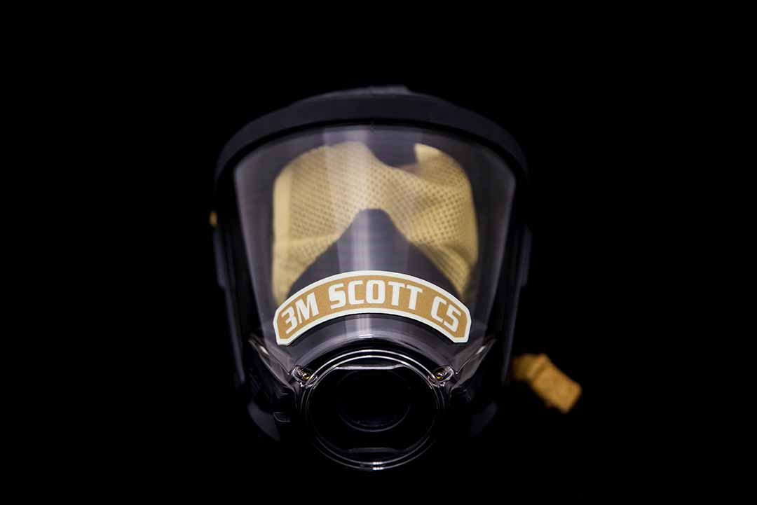 Colored Reflective IdentiFire™ Facepiece Nameplate for 3M™ Scott™ Vision C5 Facepiece