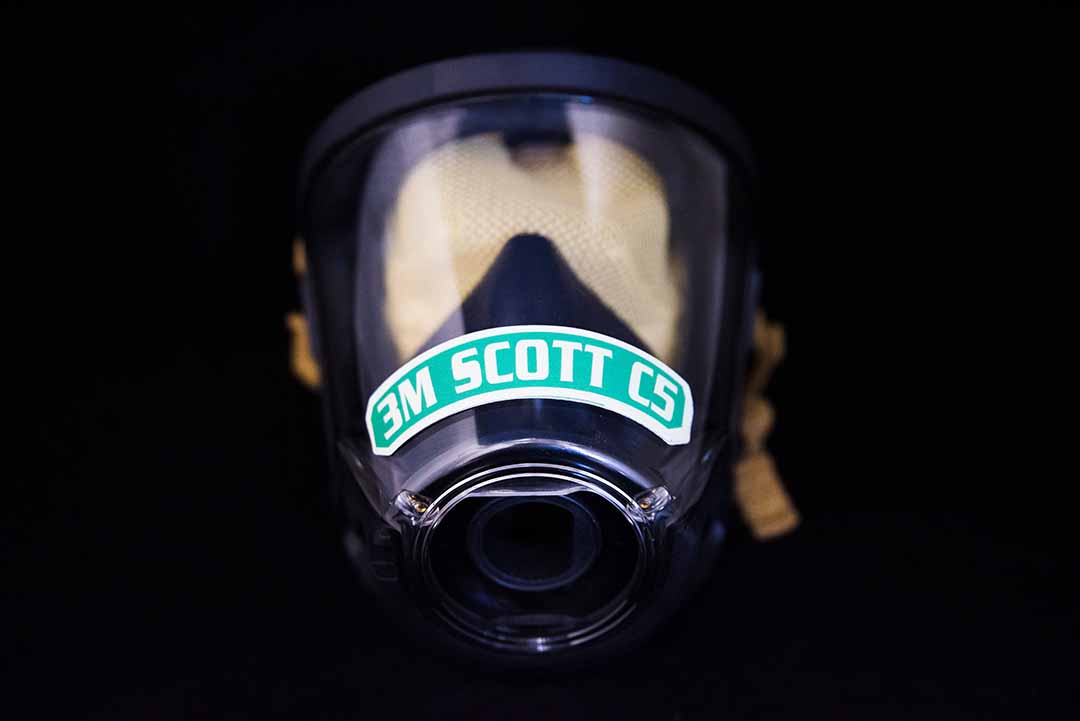 Colored Reflective IdentiFire™ Facepiece Nameplate for 3M™ Scott™ Vision C5 Facepiece