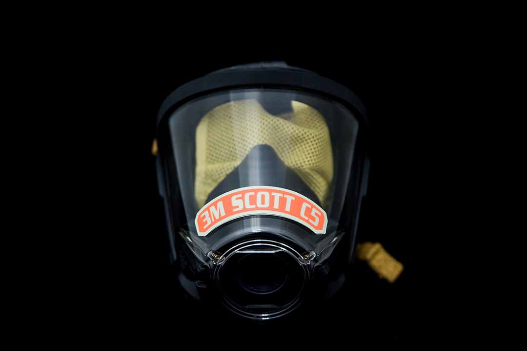 Colored Reflective IdentiFire™ Facepiece Nameplate for 3M™ Scott™ Vision C5 Facepiece