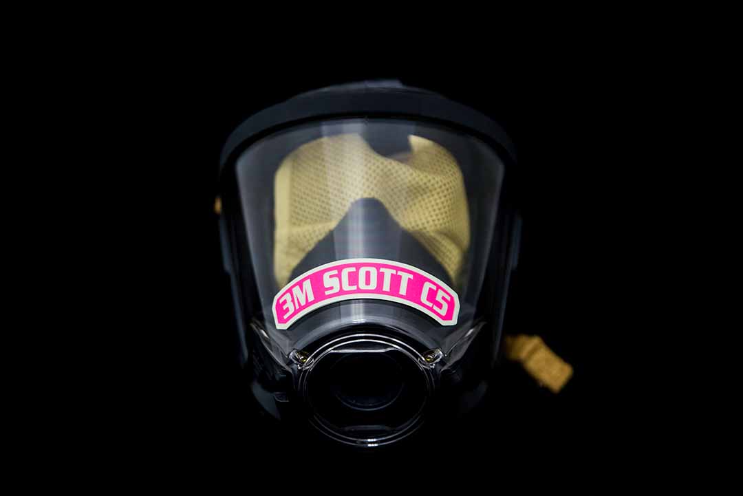 Colored Reflective IdentiFire™ Facepiece Nameplate for 3M™ Scott™ Vision C5 Facepiece