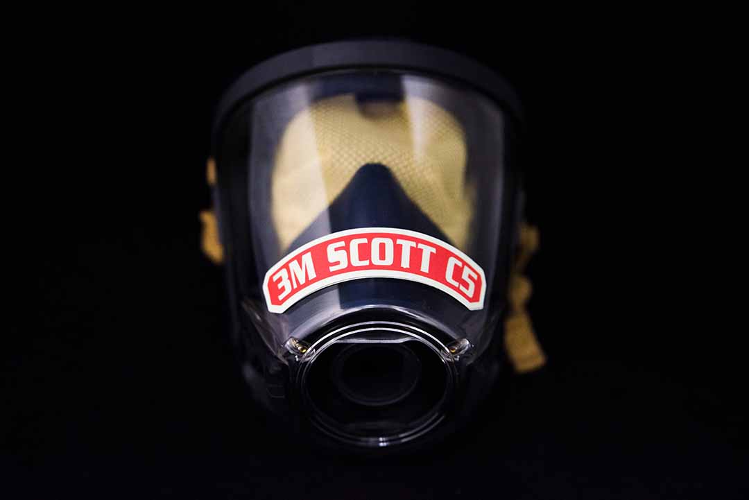 Colored Reflective IdentiFire™ Facepiece Nameplate for 3M™ Scott™ Vision C5 Facepiece