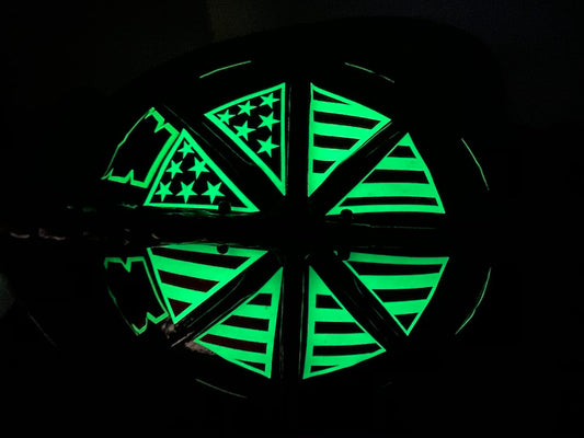 IdentiFire™ American Flag (Crown of Helmet) Decals