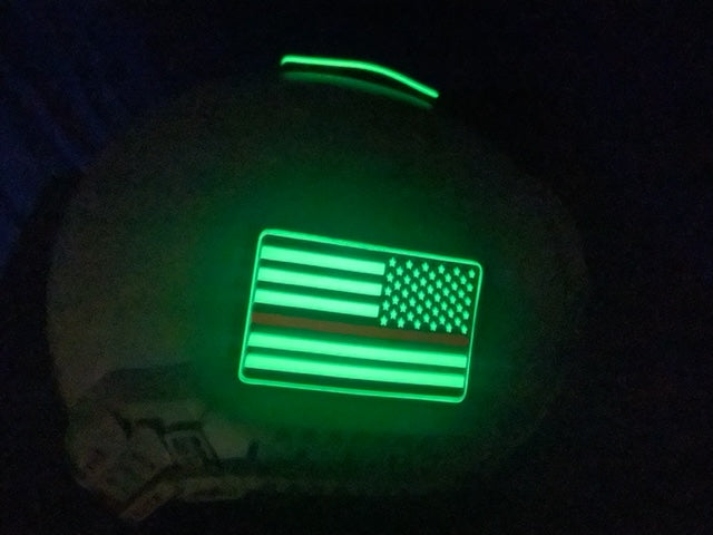 Subdued American Flag PVC Patches