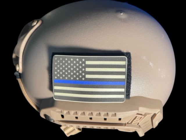 Subdued American Flag PVC Patches