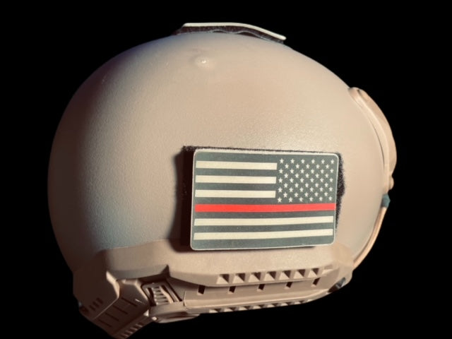 Subdued American Flag PVC Patches