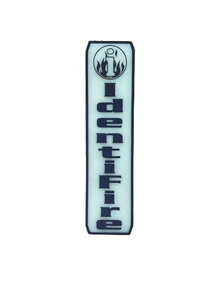 IdentiFire™ Synthetic Leather Radio Strap Name Tag