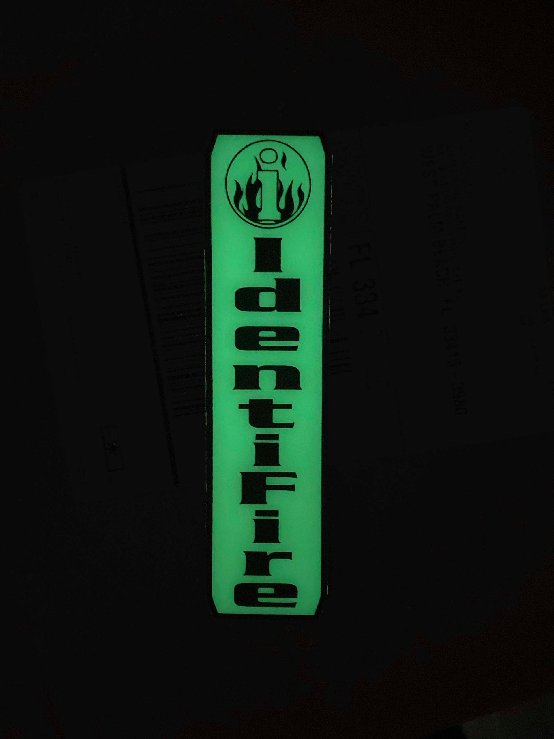 IdentiFire™ Synthetic Leather Radio Strap Name Tag