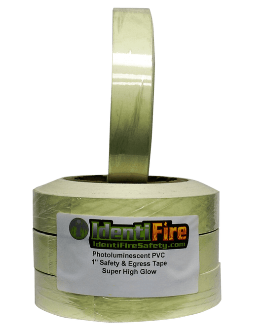 1" x 25 yard Photoluminescent Tape (Fire Retardant)