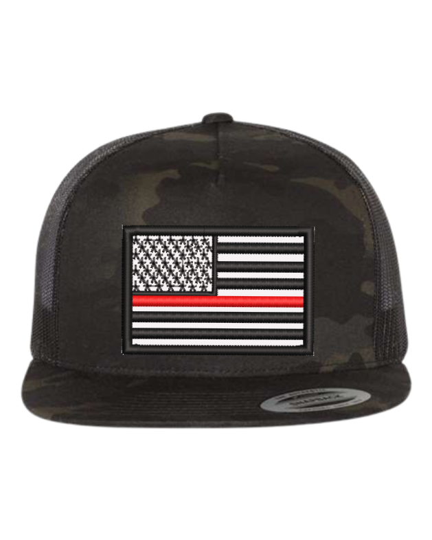 Thin Line Hat Flat bill 5 Panel IdentiFire