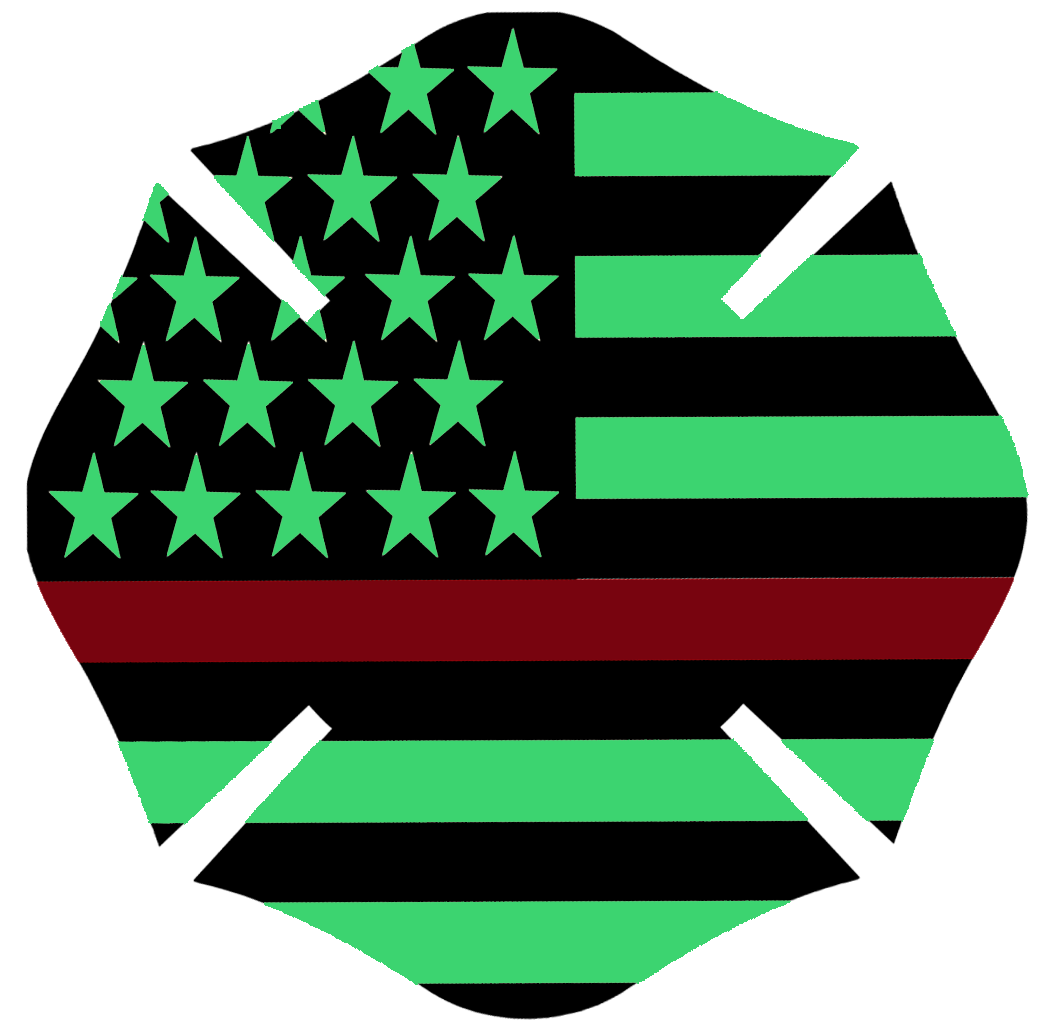 Printed Thin Red Line 2" Maltese