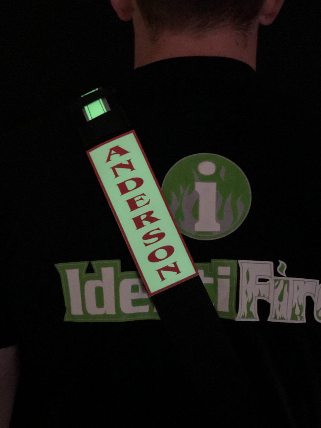 Homeland Six Strap Name Tag (PVC Rubber with a hook backing)