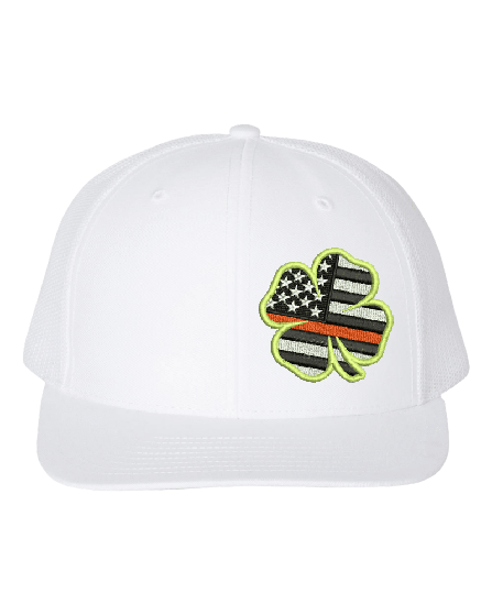 Thin Red Line Clover -Curved Bill 6 Panel